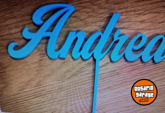 Hogar - Topper con tu nombre - En Venta