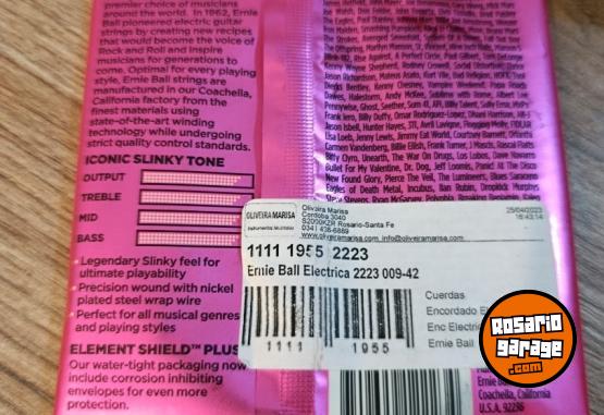 Instrumentos Musicales - Encordado Ernie Ball 0,9 - En Venta