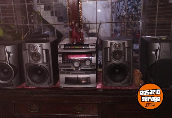 Hogar - Sony y biblioteca madera pura cedro oscuro - En Venta