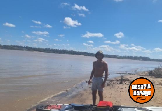 Deportes Náuticos - Kayak impecable con remo + chaleco - En Venta