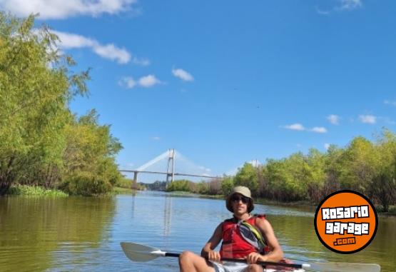 Deportes Náuticos - Kayak impecable con remo + chaleco - En Venta