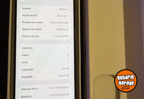 Telefonía - Iphone 15 pro max - En Venta