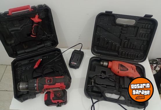 Herramientas - L�quido 2 taladro percutor el�ctrico inal�mbrico y piedra afilador manual - En Venta