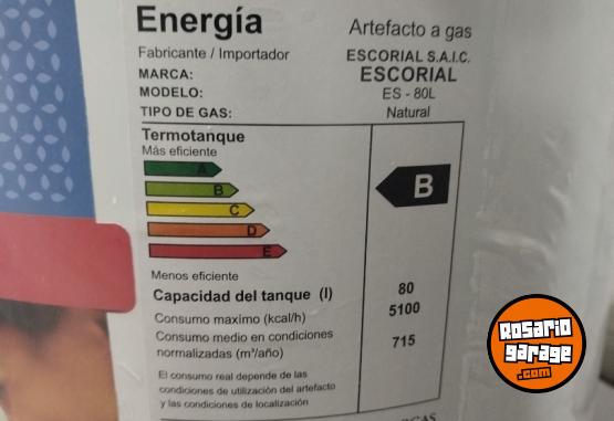 Hogar - Termotanque Escorial - En Venta