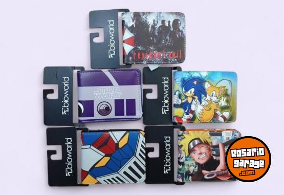 Otros - Billeteras importadas- Videojuegos-Series-Anime y mas - En Venta