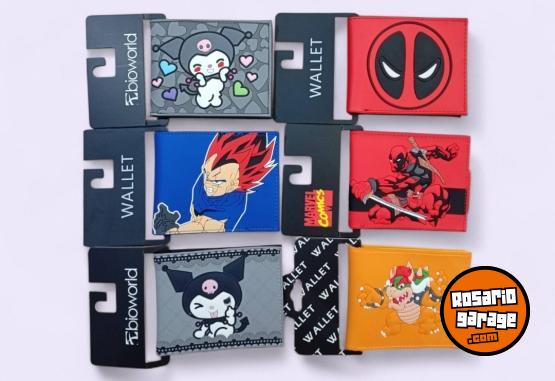 Otros - Billeteras importadas- Videojuegos-Series-Anime y mas - En Venta