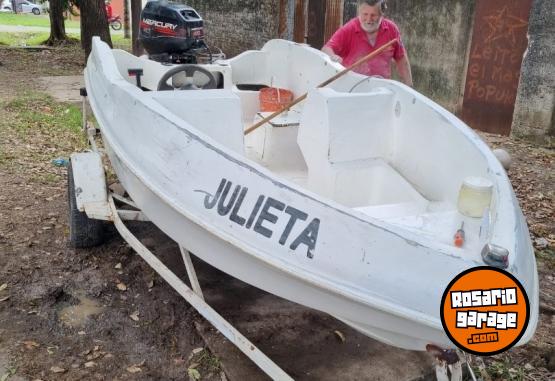 Embarcaciones - Lancha 4,30metros motor Mercury 40 - En Venta