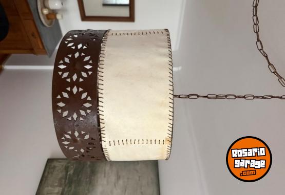 Hogar - L�mparas cuero y hierro - En Venta