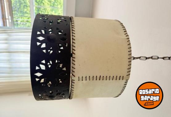 Hogar - L�mparas cuero y hierro - En Venta