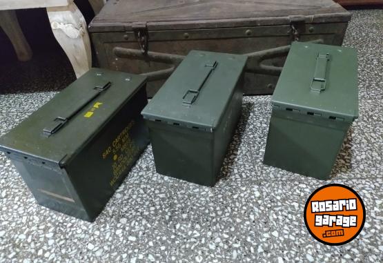 Herramientas - Caja Met�lica De Municiones Rezago Ejercito - En Venta