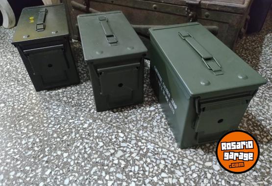 Herramientas - Caja Met�lica De Municiones Rezago Ejercito - En Venta
