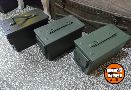 Herramientas - Caja Met�lica De Municiones Rezago Ejercito - En Venta