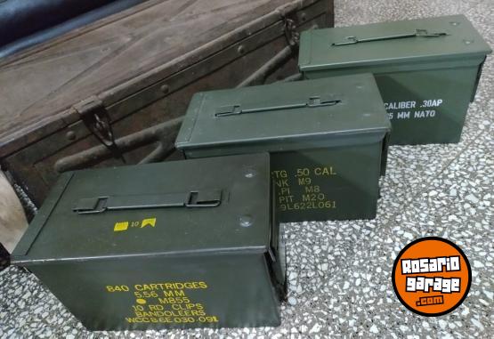 Herramientas - Caja Met�lica De Municiones Rezago Ejercito - En Venta