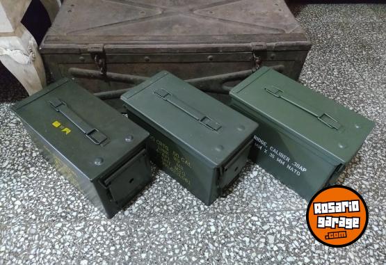 Herramientas - Caja Met�lica De Municiones Rezago Ejercito - En Venta
