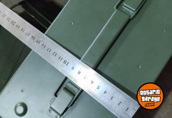 Herramientas - Caja Met�lica De Municiones Rezago Ejercito - En Venta