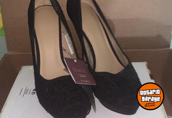 Indumentaria - Zapatos ZARA NOCHE N39 NUEVOS Z SUR - En Venta