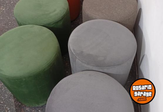 Hogar - Puff cilindro espectaculares - En Venta