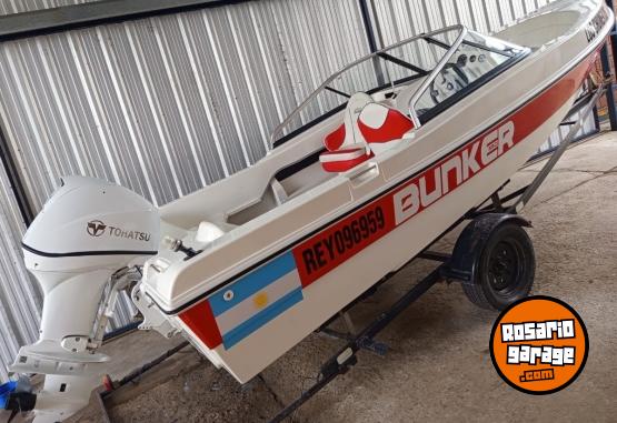 Embarcaciones - BUNKER 550 OPEN C/ MOTOR F. B. DE 60 HP MARCA TOHATSU 4 TIEMPOS - En Venta