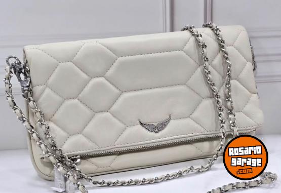 Indumentaria - Cartera Zadig & Voltaire Blanca - En Venta