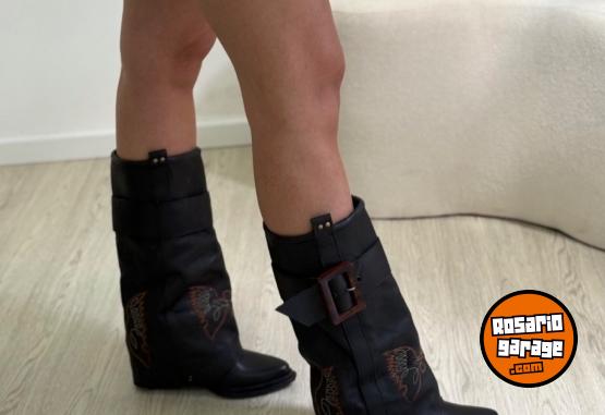 Indumentaria - Botas texanas ca�a alta - En Venta