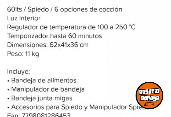 Hogar - Hornito electrico 60 litros - En Venta