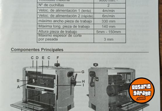 Herramientas - Cepilladora como nueva - En Venta
