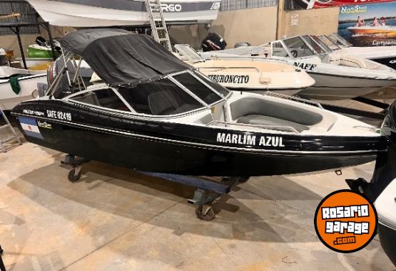 Embarcaciones - Lancha open alcon 456 Yamaha 60 hp 2t, toldilla, trailer, barra Sky escalera 2008 - En Venta