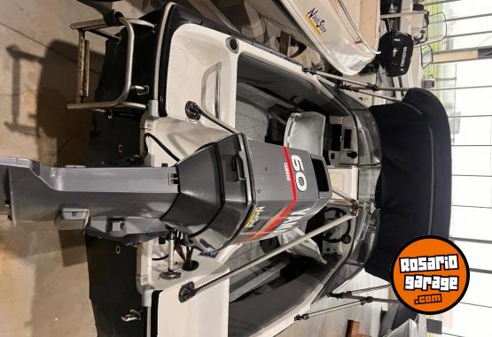 Embarcaciones - Lancha open alcon 456 Yamaha 60 hp 2t, toldilla, trailer, barra Sky escalera 2008 - En Venta