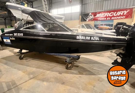 Embarcaciones - Lancha open alcon 456 Yamaha 60 hp 2t, toldilla, trailer, barra Sky escalera 2008 - En Venta