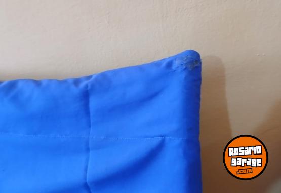 Hogar - Reposeras plegables de tela color azul - En Venta