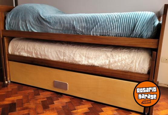 Hogar - CAMA NIDO CON MARINERA MADERA MACIZA SIN COLCHONES - En Venta