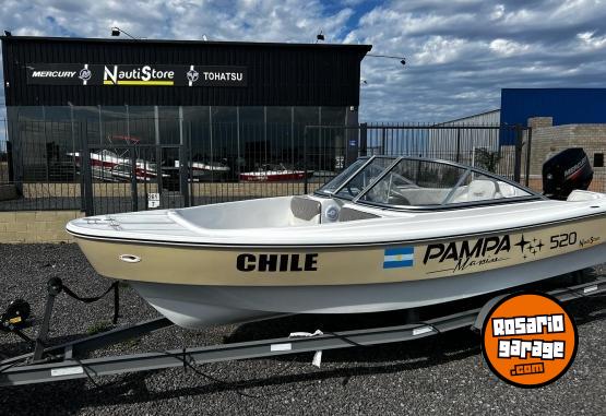 Embarcaciones - Pampa 520 open Mercury 50 hp 2t full equipo nuevo nautistorearroyoseco - En Venta
