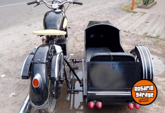 Cl�sicos - Moto Nsu supermax con sidecar!! - En Venta