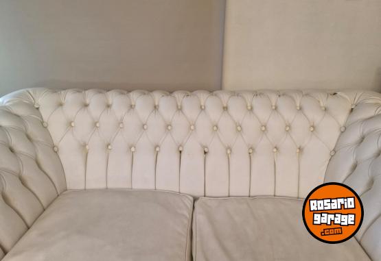 Hogar - Sill�n Chesterfield 3 cuerpos. Cuerina aeron�utica - En Venta
