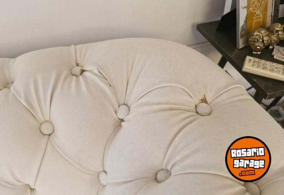 Hogar - Sill�n Chesterfield 3 cuerpos. Cuerina aeron�utica - En Venta