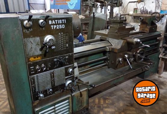 Herramientas - Torno paralelo Batisti TP250 perfecto estado. - En Venta