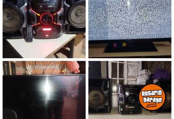Hogar - Equipo de m�sica Sony Genezi y tele Admiral led ( no es Smart) pero con un aparato lo convertis enseguida. - En Venta