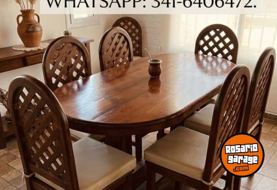 Hogar - Mesa y Sillas de Algarrobo - En Venta