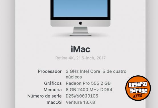 Inform�tica - iMac 4K 21.5" 2017 - En Venta