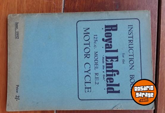 Cl�sicos - MANUALES ANTIGUOS DE MOTOCICLETAS ORIGINALES EL PRECIO ES POR UNIDAD $ 100.000 - En Venta