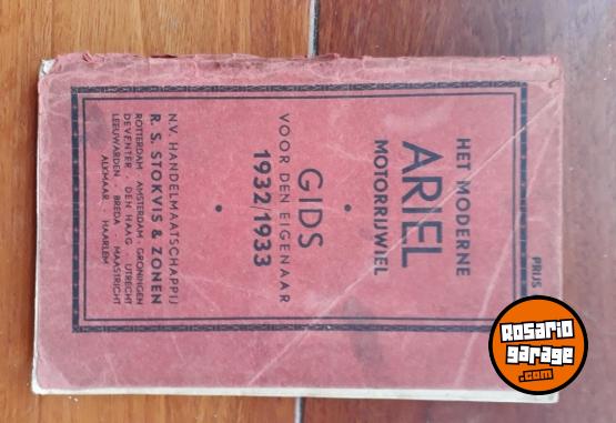 Cl�sicos - MANUALES ANTIGUOS DE MOTOCICLETAS ORIGINALES EL PRECIO ES POR UNIDAD $ 100.000 - En Venta