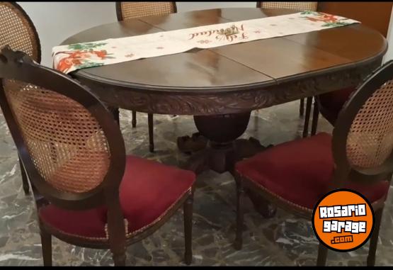 Hogar - Vendo juego de comedor con 6 y espejo - En Venta