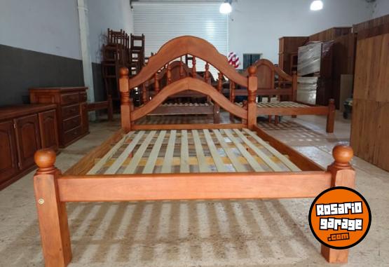Hogar - cama estilo arabe 2 plazas algarrobo - En Venta