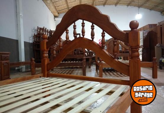 Hogar - cama estilo arabe 2 plazas algarrobo - En Venta