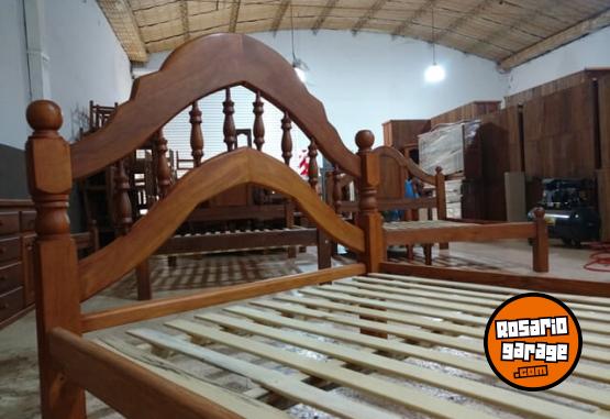 Hogar - cama estilo arabe 2 plazas algarrobo - En Venta