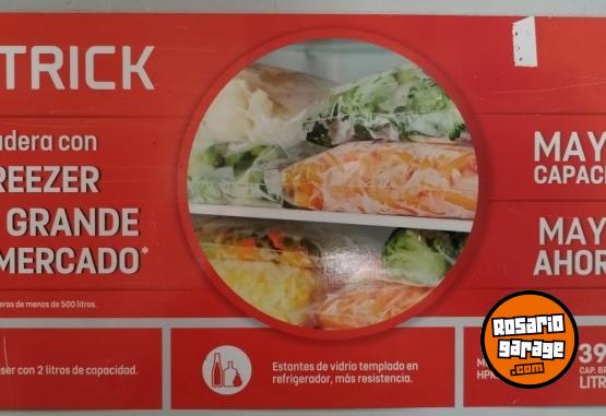 Hogar - Heladera C�clica Patrick 394, Plata con Dispenser - En Venta