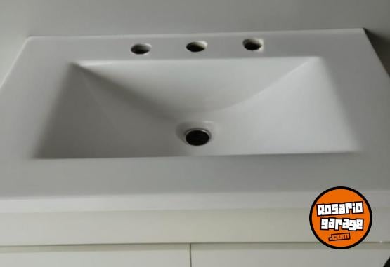 Hogar - Vanitory Blanco - Bacha Marmolina - En Venta
