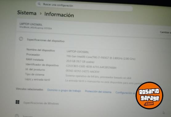 Inform�tica - Notebook impecable 1 millon - En Venta