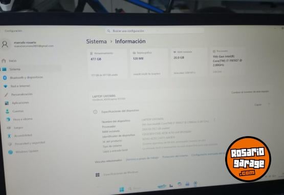 Inform�tica - Notebook impecable 1 millon - En Venta
