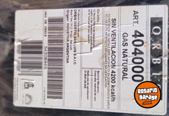 Hogar - estufa orbis 42000 kcal - En Venta